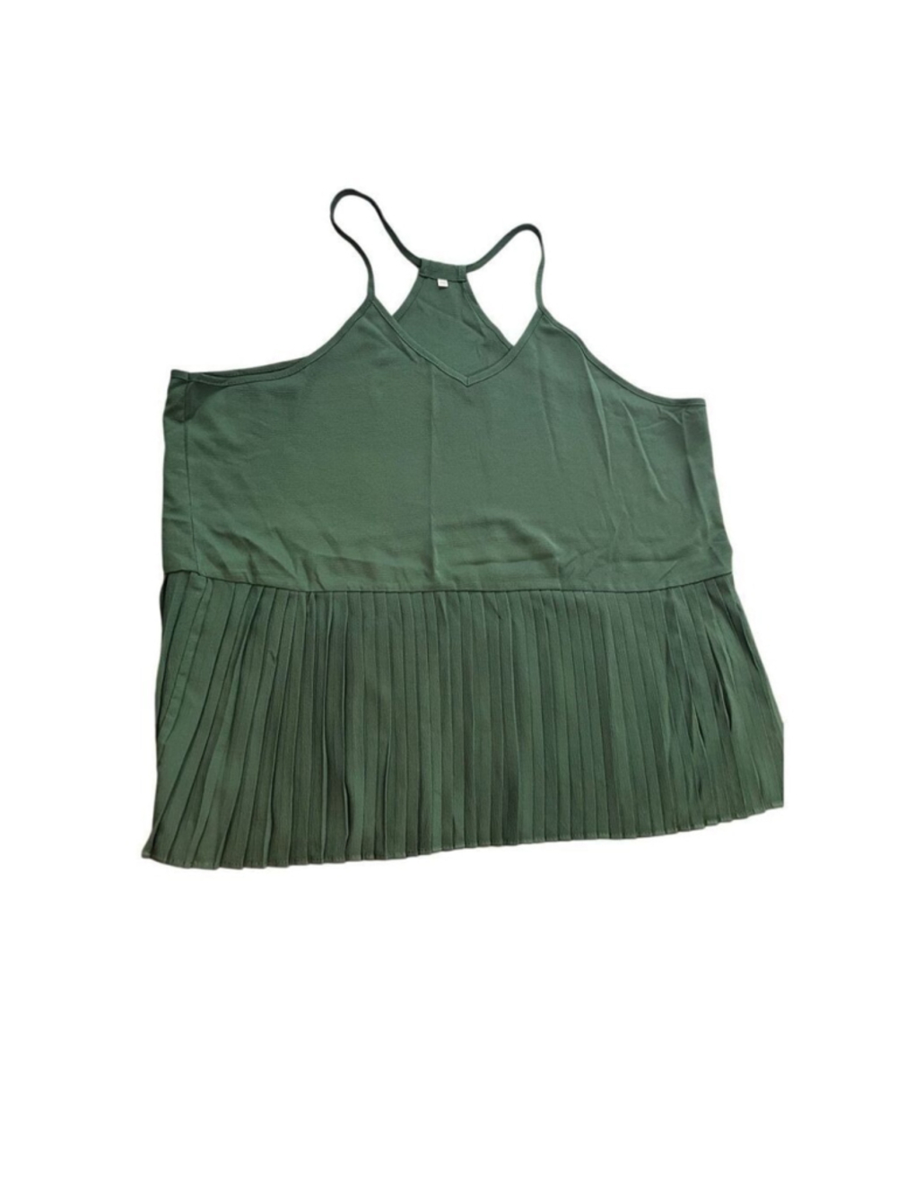 VCAY Ruffle Hem Rib-Knit Cami Top size 2XL - Picture 5 of 9